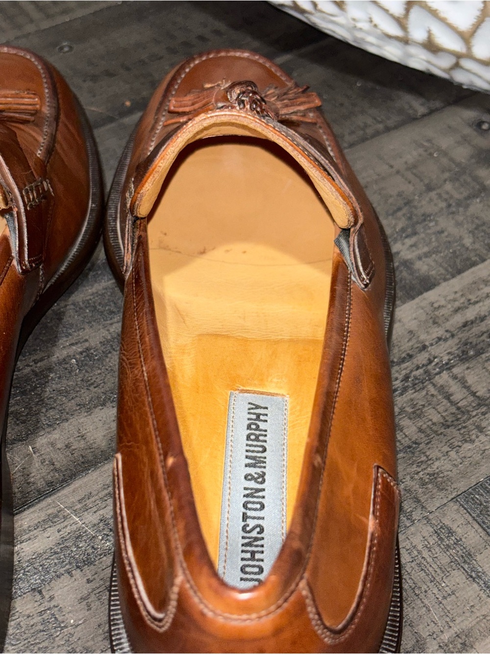Johnston & Murphy Stratton Tassel Loafers MENS SZ 8.5 - Picture 9 of 14
